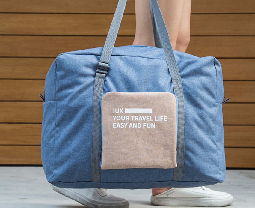 Large Capacity Foldable Travel Bag Nylon Waterproof Gym